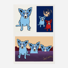 Appraisal: George Rodrigue UNTITLED PROOF screenprint in colors h w in