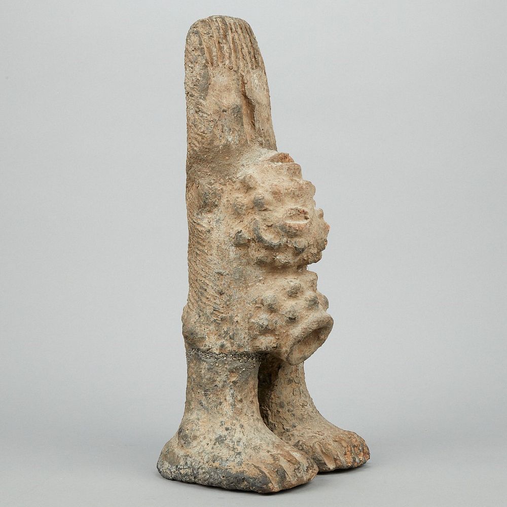 Appraisal: Akan African Terracotta Funerary Figure Akan terracotta funerary figure Figures