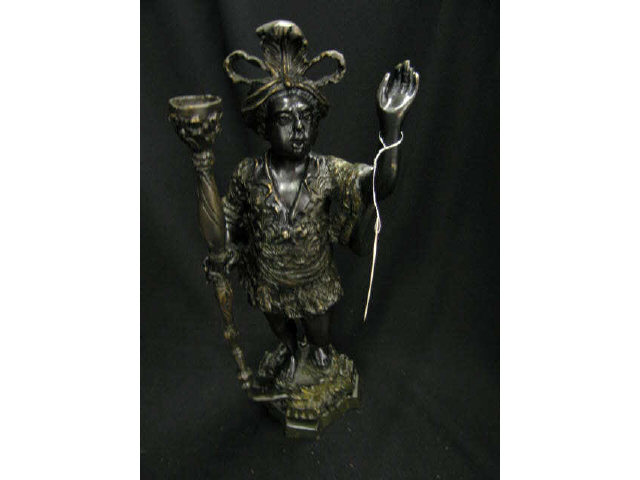 Appraisal: Bronze Statue of a Blackamoor