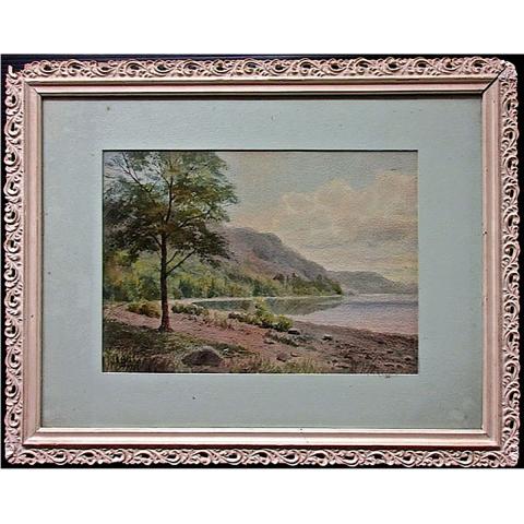 Appraisal: JAMES ALFRED ANTHONY BLAND CANADIAN - SHORELINE STUDY WATERCOLOUR SIGNED