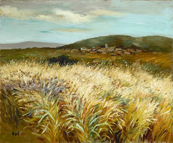 Appraisal: Marcel Dyf French - The Wheat Field Saint Paul de