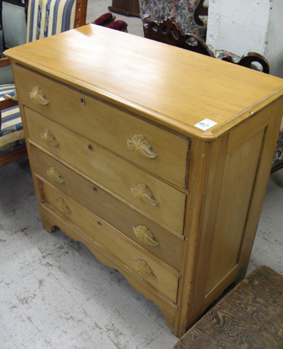 Appraisal: ANTIQUE PINE CHEST OF DRAWERS American Victorian last quarter of