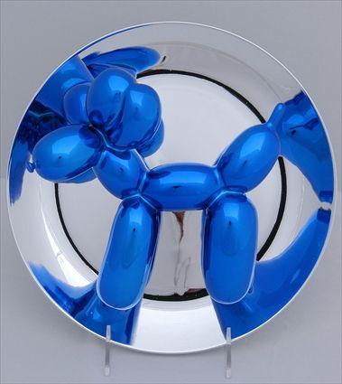 Appraisal: JEFF KOONS b BALLOON DOG BLUE Mixed media sculpture in