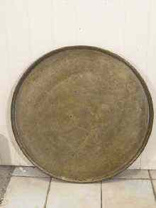 Appraisal: A very large and heavy brass Islamic table top with