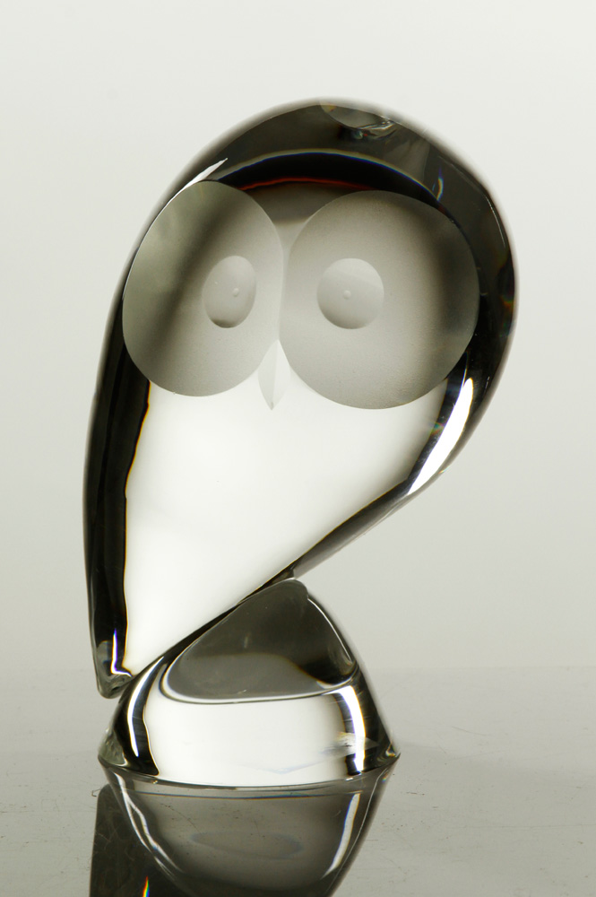 Appraisal: - Steuben Glass Classic Owl Steuben classic owl glass with