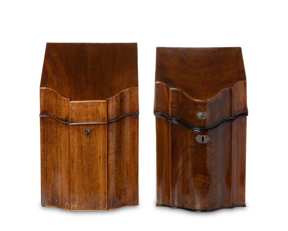 Appraisal: A pair of stationary boxes Fourth-Quarter th Century Each with