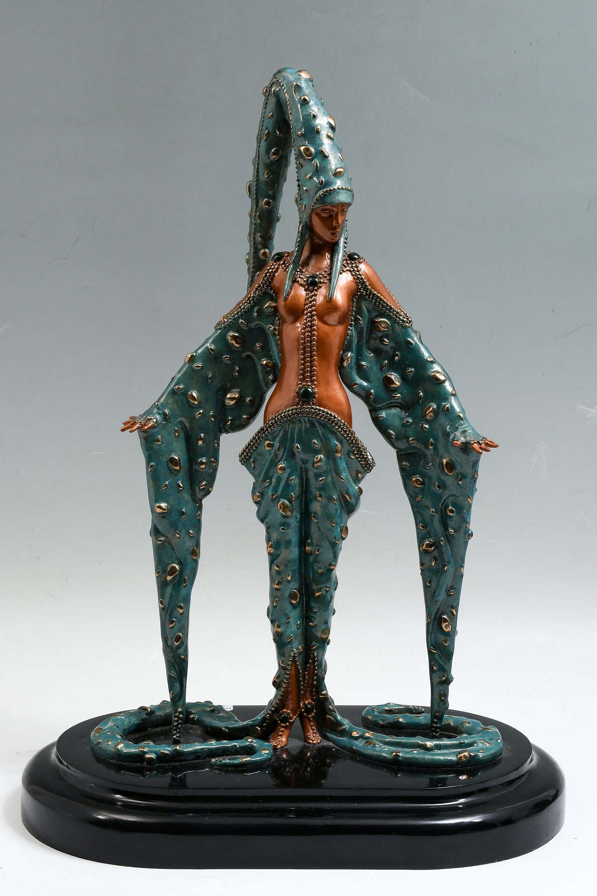 Appraisal: LARGE EROTIC NUDE ERTE BRONZE ''STARFISH'' '' in height with