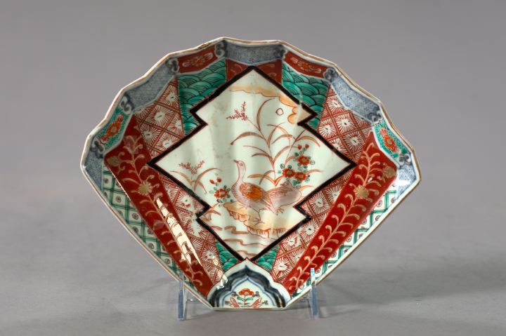 Appraisal: Attractive Japanese Meiji Imari Porcelain Sweetmeats Dish fourth quarter th