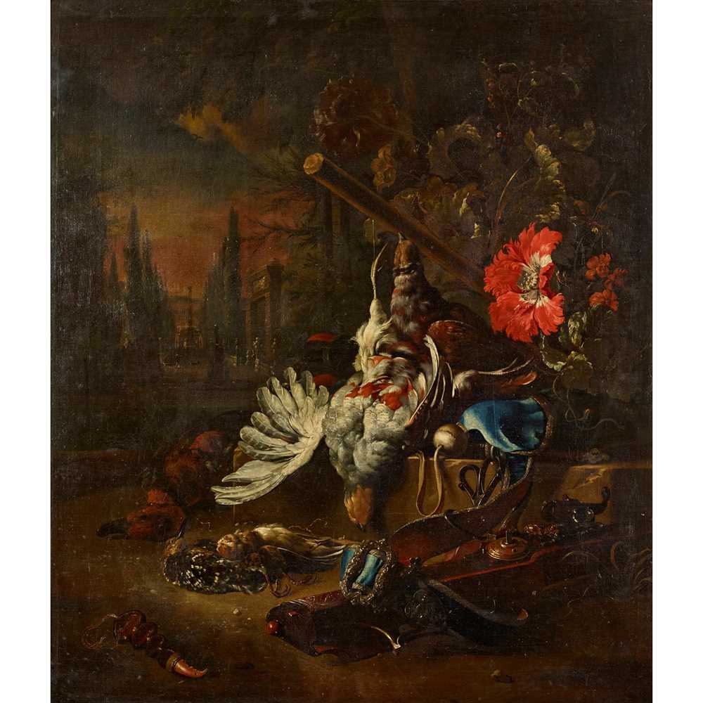 Appraisal: MANNER OF JAN WEENIX THE YOUNGER A STILL LIFE OF