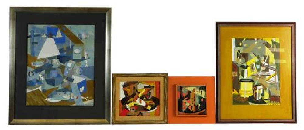 Appraisal: Betty Gilman American - four signed works of art including