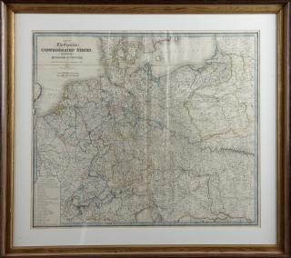 Appraisal: Map of The Germanic Confederated States includin Map of The