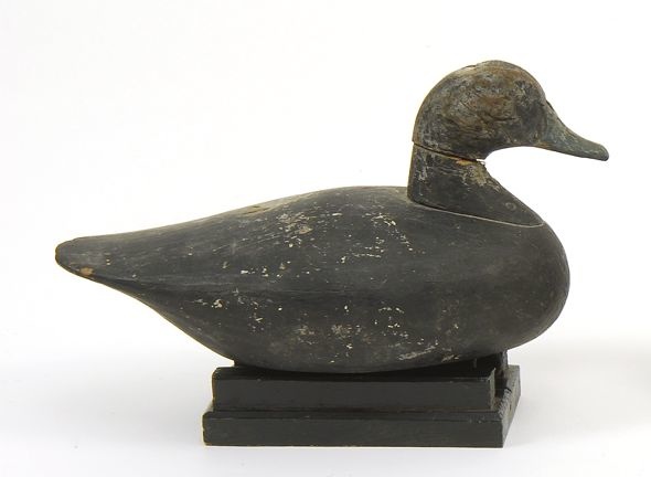 Appraisal: REDHEAD DRAKE DECOY Attributed to John Daddy Holly of the