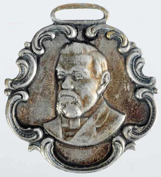 Appraisal: Louis Bergdoll Brewing Company Portrait Fob Portrait on one side