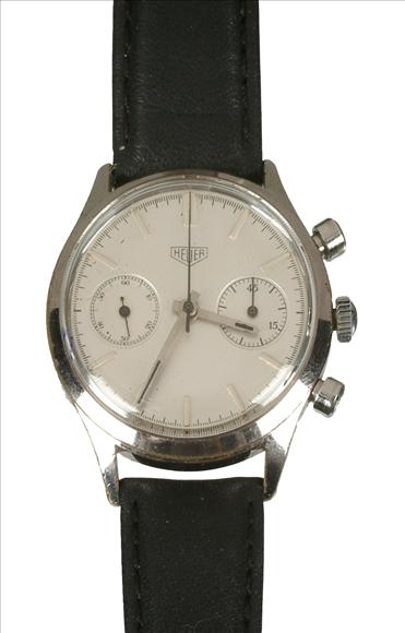 Appraisal: Heuer a gentleman's stainless steel chronograph wristwatch circa the two