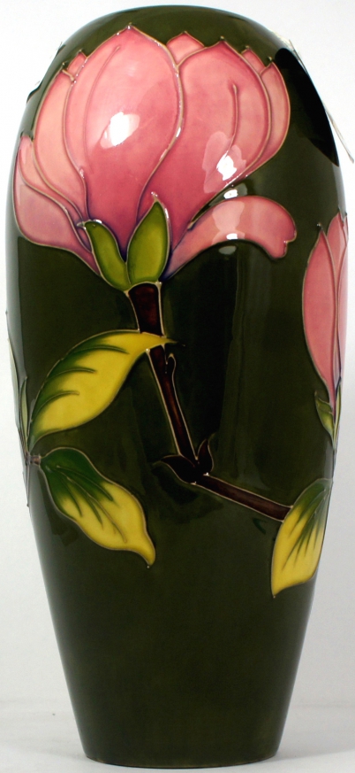 Appraisal: Moorcroft vase decorated in the Magnolia design signed by Walter