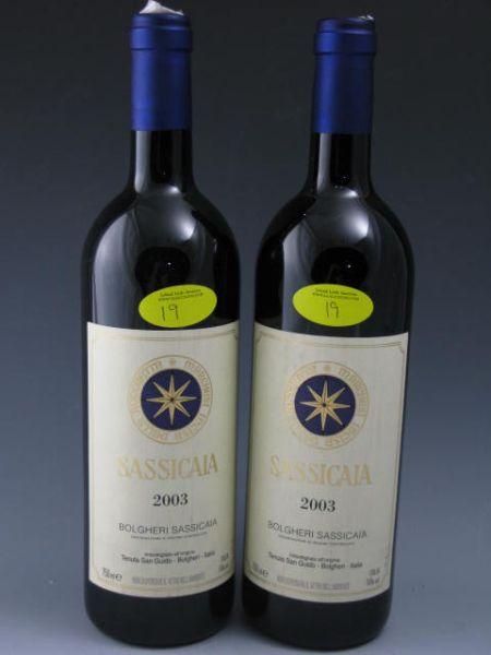 Appraisal: Sassicaia