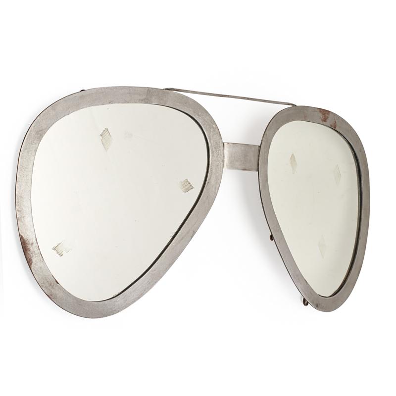 Appraisal: C JERE Aviator mirror C JERE ARTISAN HOUSE Aviator mirror