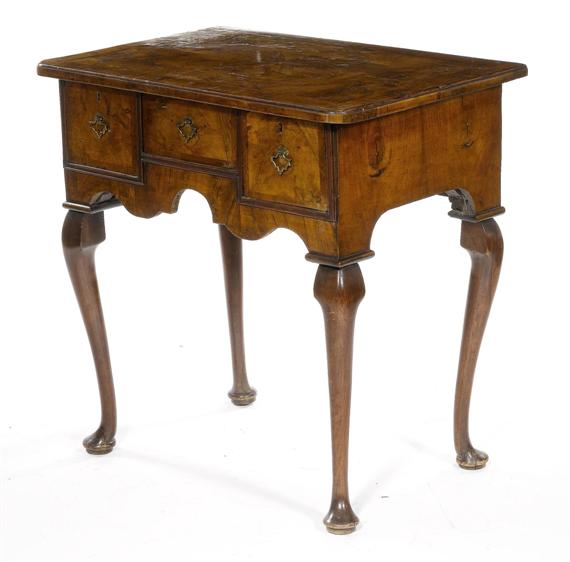 Appraisal: A SMALL WRITING BUREAU Baroque Dutch th th c Walnut