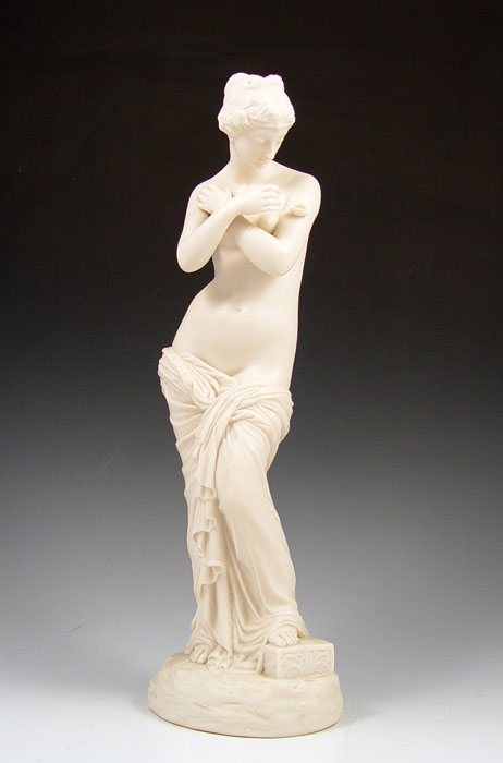 Appraisal: TH CENTURY PARIAN NUDE FIGURE WITH BUTTERFLY ''h