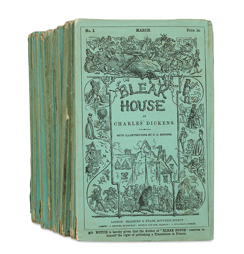 Appraisal: DICKENS CHARLES Bleak House parts in Illustrated with plates by