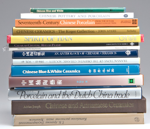 Appraisal: CHINESE CERAMIC ART BOOKS Chinese Porcelains in European Mounts China