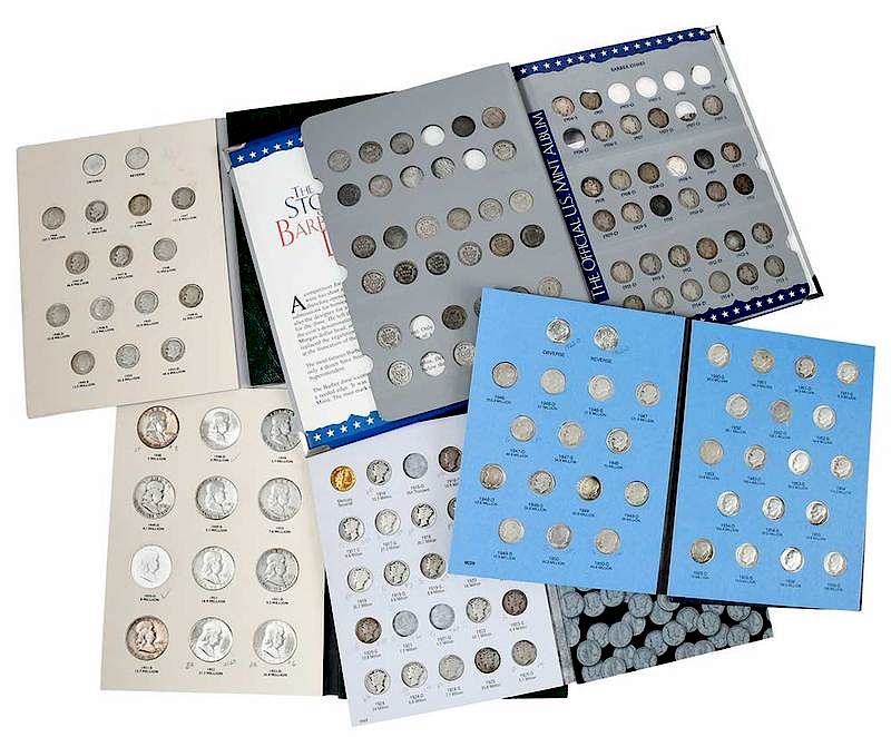 Appraisal: Partial Sets Silver Dimes and Half Dollars partial silver sets