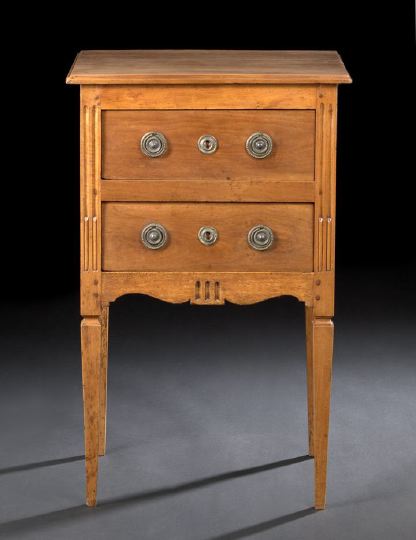 Appraisal: Provincial Louis XVI-Style Fruitwood Commode third quarter th century the