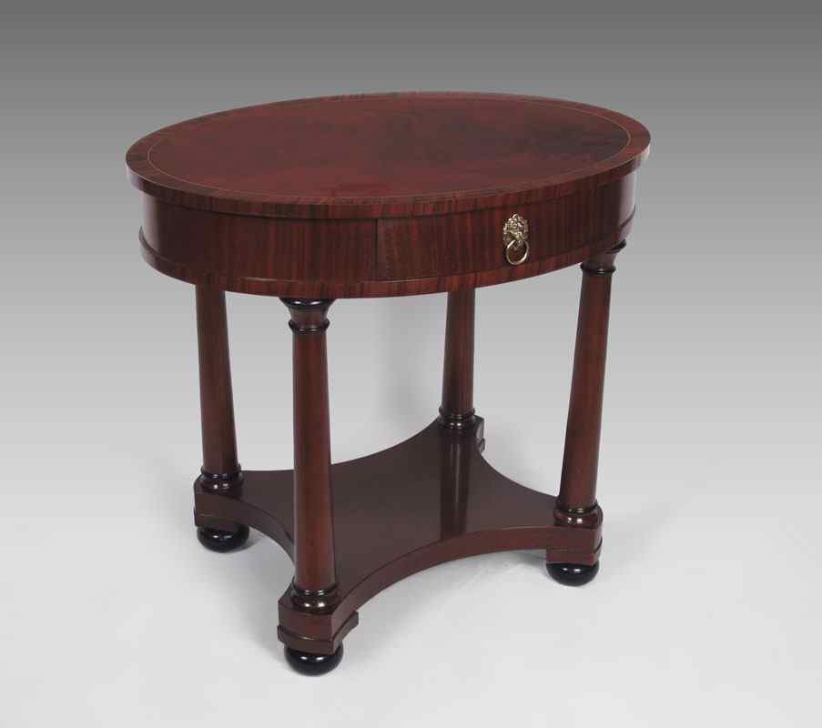 Appraisal: HICKORY FURNITURE CO MAHOGANY SIDE TABLE James River Plantation Collection