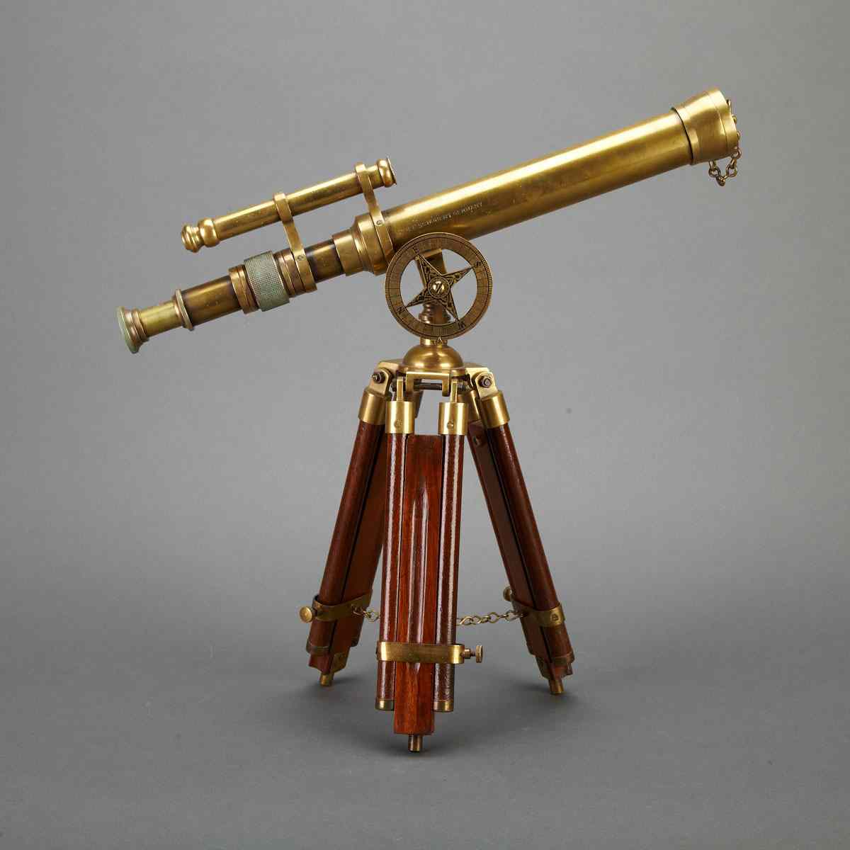 Appraisal: Brass Sighting Telescope Rolf Schubert Germany th century on brass