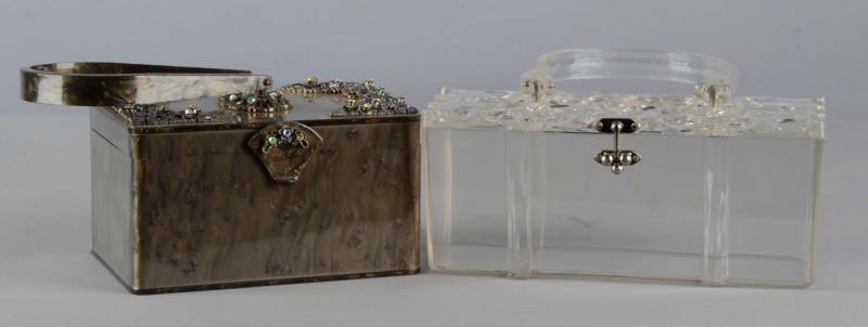 Appraisal: Lot Of Vintage Lucite Purses Includes - all clear transparent