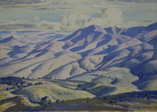 Appraisal: Alfred Cook - The High Range Mirrannie oil on board