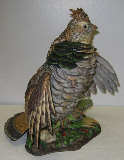 Appraisal: EDWARD MARSHAL BOEHM INC TRENTON NJ Ruffed Grouse porcelain sculpture