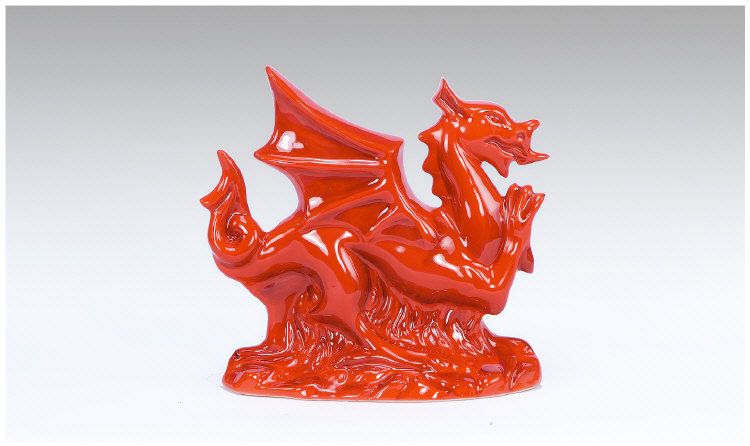 Appraisal: Royal Doulton Welsh Dragon with certificate No Ltd Edition of