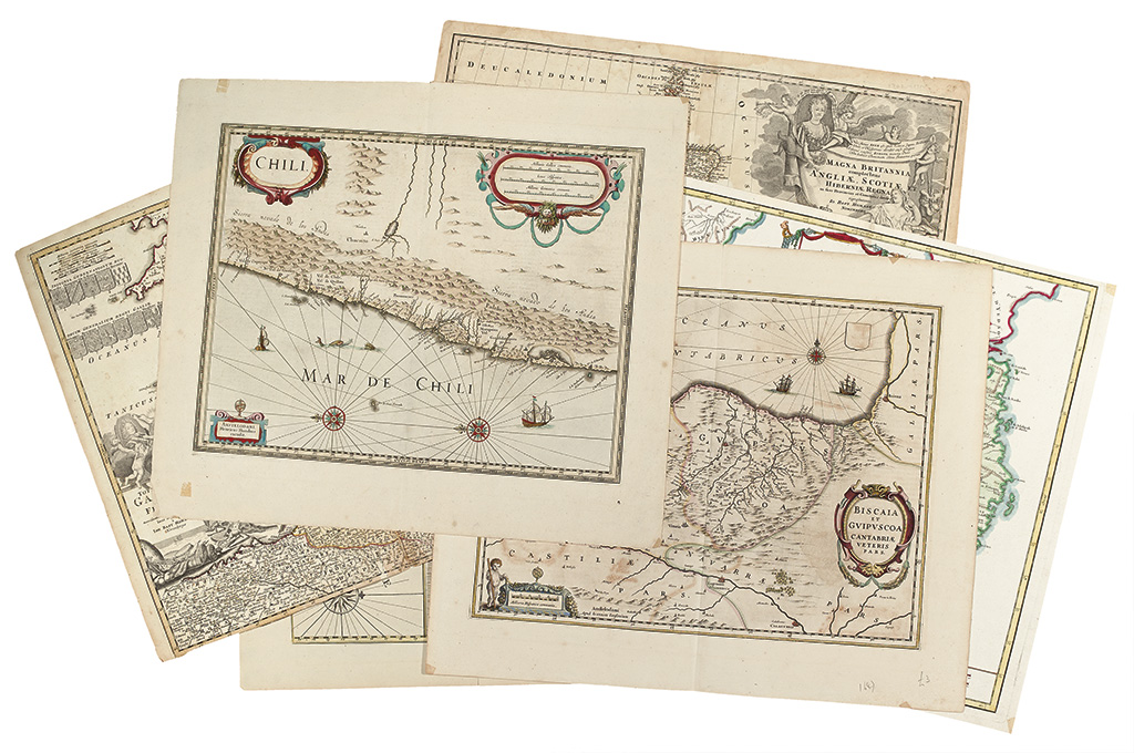 Appraisal: MISCELLANEOUS MAPS Approximately twenty engraved or lithographed maps wide-ranging subjects