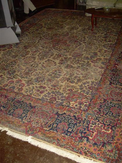 Appraisal: Kerman carpetsoutheast persia circa