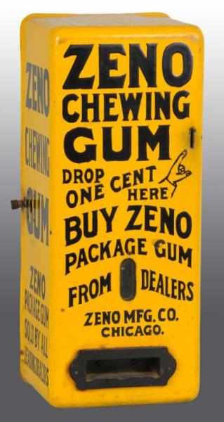 Appraisal: Zeno Chewing Gum Coin Op Machine Description Average wear Condition