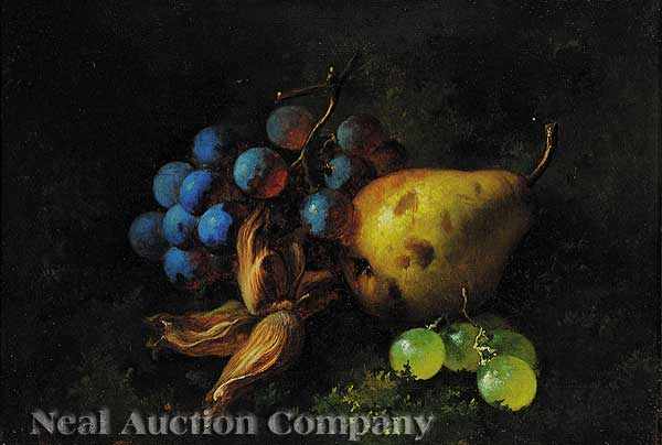 Appraisal: G J Broome English active - Still Life with Pear