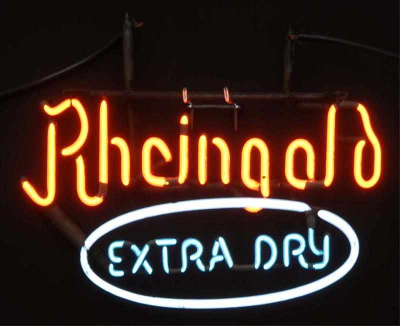 Appraisal: Rheingold Extra Dry Small Neon Sign Description s to s