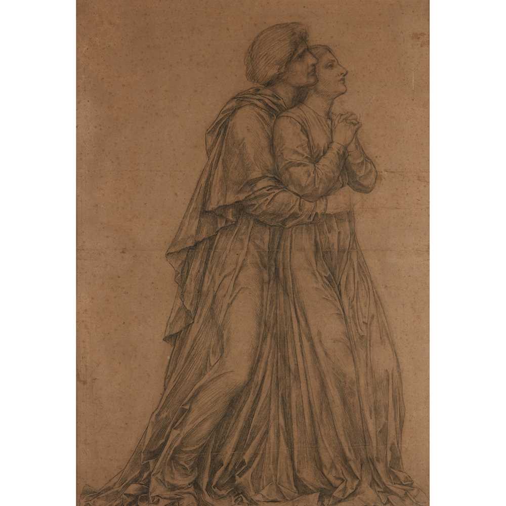 Appraisal: HENRY HOLIDAY BRITISH - SKETCH FOR SAINT JOHN AND THE