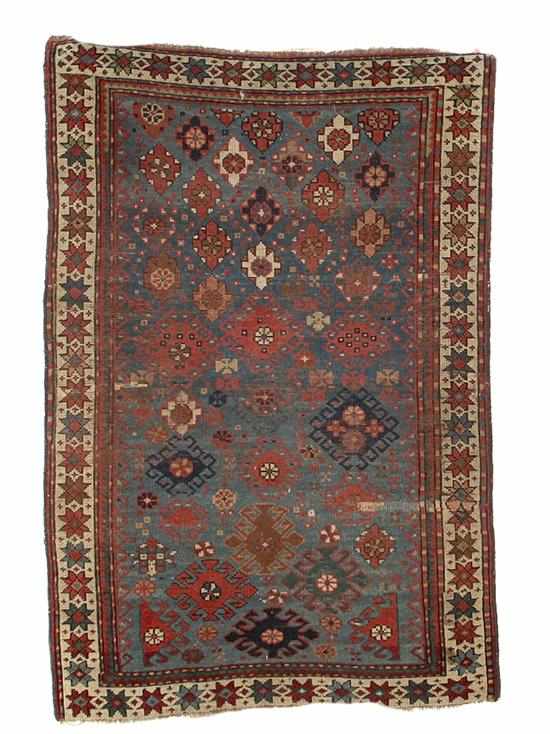 Appraisal: Antique Russian Caucasion carpet circa ' '' x ' ''