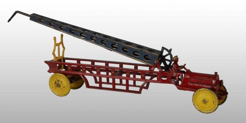 Appraisal: Cast Iron Hubley Ladder Wagon Toy Description Restored Condition Very