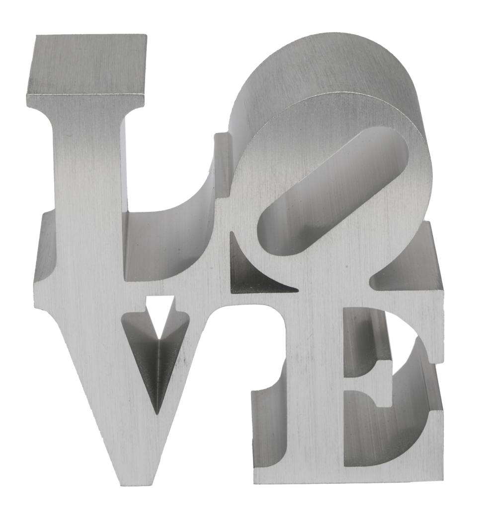 Appraisal: AFTER ROBERT INDIANA LOVE SCULPTUREauthorized replica Indianapolis Museum of Art