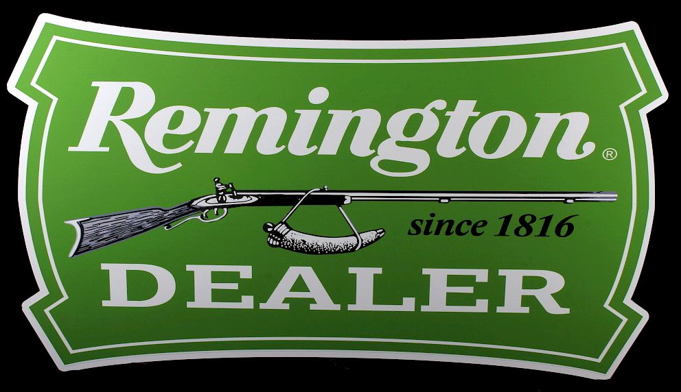 Appraisal: Remington Dealer Advertising Sign Offered in this lot we have