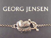 Appraisal: Georg Jensen A silver necklace of foliate design by Georg