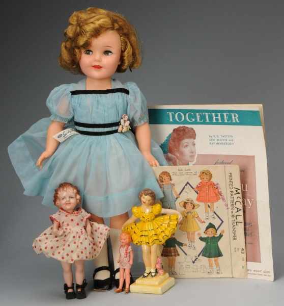 Appraisal: Lot of Shirley Temple Dolls Memorabilia Description American Ca s