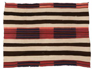 Appraisal: A Navajo transitional Second Phase Chief's Blanket Circa s banded