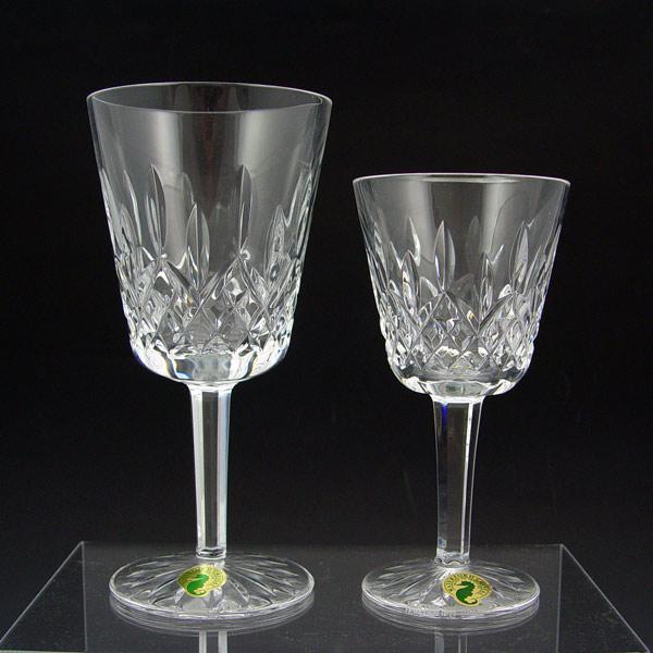 Appraisal: WATERFORD LISMORE STEMWARE each of water goblets '' and claret