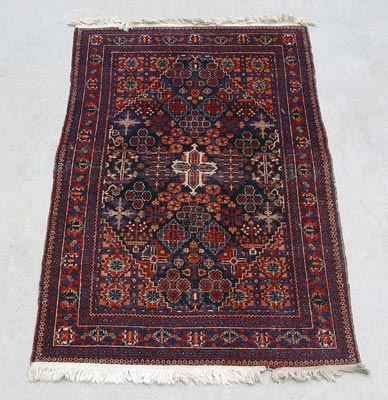 Appraisal: JOSHEGAN HAND KNOTTED PERSIAN CARPET Approx ' '''' X '