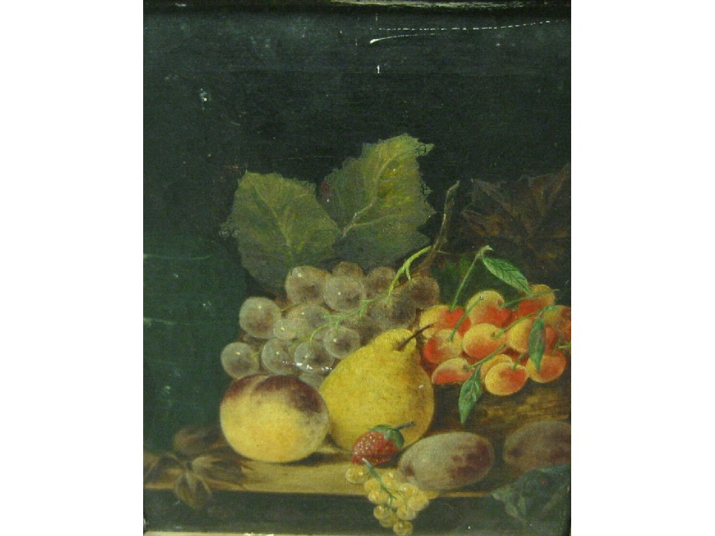 Appraisal: J SPARROW Still Life study of Fruit signed on reverse