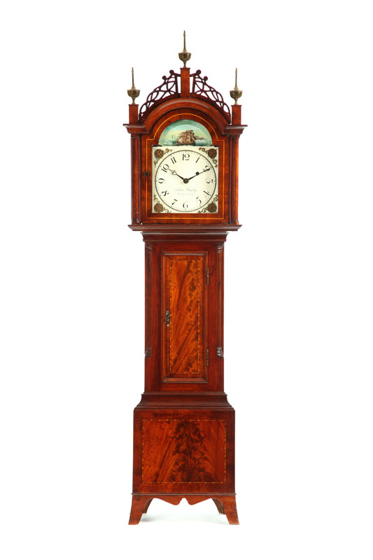 Appraisal: FINE FEDERAL-STYLE DWARF CLOCK In the manner of John Bailey